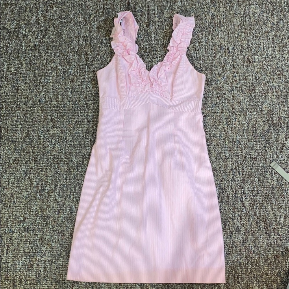 Lilly Pulitzer Pink Seersucker Phoebe Dress